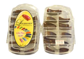 Lamour Hot Chocolate Nail Tips - 36